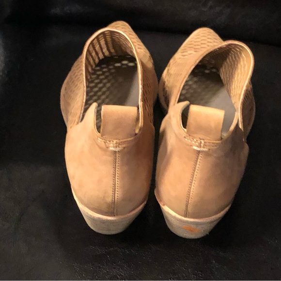 Dolce Vita Tauris Tan Leather Perforated Boots Size 7.5 - Picture 7 of 12